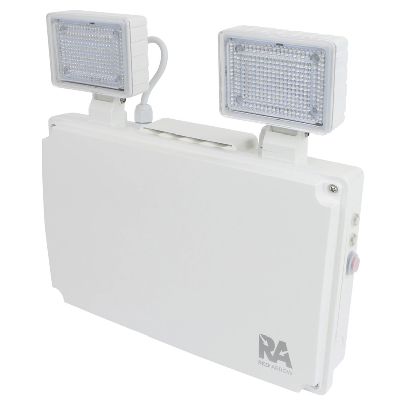 (image for) JUN65/500/ST Juno 65 4W IP65 Non Maintained Emergency LED Twinspot Fitting With Self Test